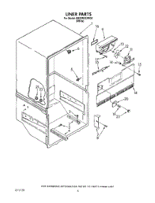 03 - Liner parts for Whirlpool Refrigerator EB22RKXXN00 / from AppliancePartsPros.com