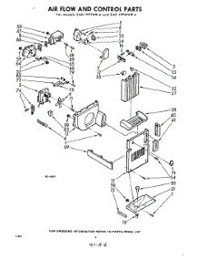 04 - Air Flow And Control parts for Whirlpool Refrigerator EAD19PMWR4 / from AppliancePartsPros.com
