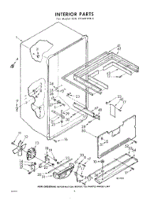 08 - Interior parts for Whirlpool Refrigerator EEB191MKWR0 / from AppliancePartsPros.com