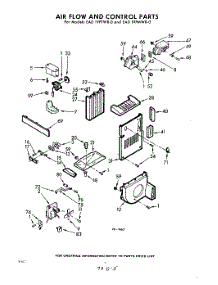 04 - Air Flow And Control parts for Whirlpool Refrigerator EAD19PTWR0 / from AppliancePartsPros.com
