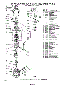 04 - Evaporator And Gear Reducer parts for Whirlpool CET591900 / from AppliancePartsPros.com
