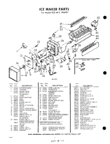 02 - Section parts for Whirlpool Ice Maker ECKMF5 / from AppliancePartsPros.com
