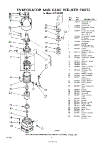 04 - Evaporator And Gear Reducer parts for Whirlpool CET591902 / from AppliancePartsPros.com