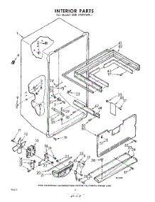 08 - Interior parts for Whirlpool Refrigerator EEB191PKWR1 / from AppliancePartsPros.com