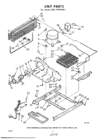 12 - Unit parts for Whirlpool Refrigerator EEB191PKWR1 / from AppliancePartsPros.com