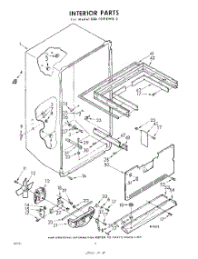 08 - Interior parts for Whirlpool Refrigerator EEB191PKWR2 / from AppliancePartsPros.com