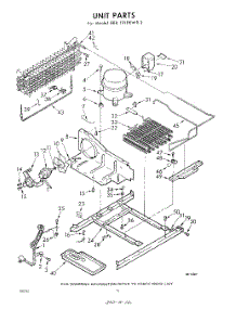 12 - Unit parts for Whirlpool Refrigerator EEB191PKWR2 / from AppliancePartsPros.com