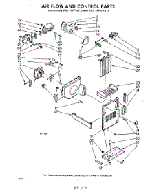 04 - Air Flow And Control parts for Whirlpool Refrigerator EAD19PTWR3 / from AppliancePartsPros.com