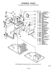 05 - Control parts for Whirlpool CETD4AS11 / from AppliancePartsPros.com