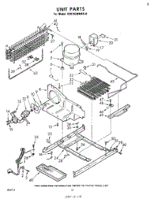 12 - Unit parts for Whirlpool Refrigerator EEB192MKWR0 / from AppliancePartsPros.com