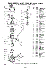 04 - Evaporator And Gear Reducer parts for Whirlpool CETD4WE11 / from AppliancePartsPros.com