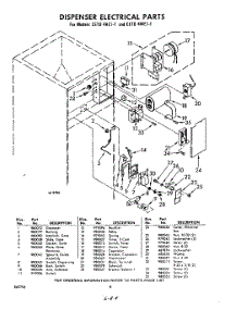 08 - Dispenser-Electrical parts for Whirlpool CETD4WE11 / from AppliancePartsPros.com