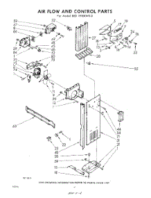 04 - Air Flow And Control parts for Whirlpool Refrigerator EED191EKWR0 / from AppliancePartsPros.com