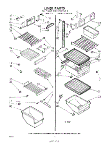 06 - Liner parts for Whirlpool Refrigerator EED191EKWR0 / from AppliancePartsPros.com