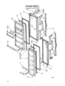 08 - Door parts for Whirlpool Refrigerator EAD19SKWR2 / from AppliancePartsPros.com