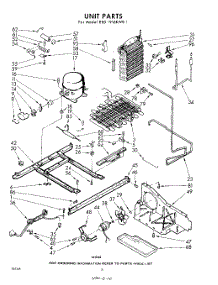 10 - Unit parts for Whirlpool Refrigerator EED191EKWR1 / from AppliancePartsPros.com