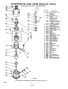 04 - Evaporator And Gear Reducer parts for Whirlpool CETD4WS11 / from AppliancePartsPros.com