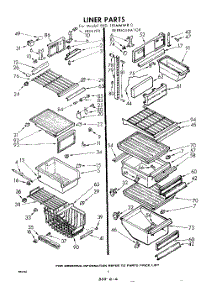 06 - Liner parts for Whirlpool Refrigerator EED191MMWR0 / from AppliancePartsPros.com
