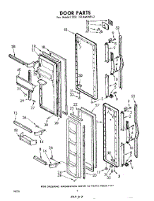 08 - Door parts for Whirlpool Refrigerator EED191MMWR0 / from AppliancePartsPros.com
