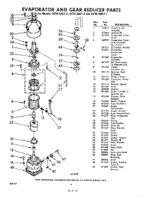 04 - Evaporator And Gear Reducer parts for Whirlpool CETD6AE12 / from AppliancePartsPros.com