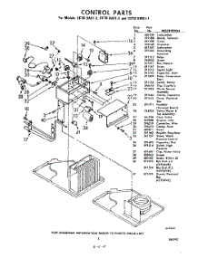 05 - Control parts for Whirlpool CETD6AE12 / from AppliancePartsPros.com
