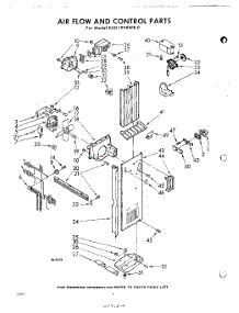 04 - Air Flow And Control parts for Whirlpool Refrigerator EAD19VKWR0 / from AppliancePartsPros.com