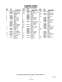 05 - Section parts for Whirlpool Refrigerator EJT141XKWR0 / from AppliancePartsPros.com