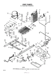 10 - Unit parts for Whirlpool Refrigerator EED191MMWR2 / from AppliancePartsPros.com