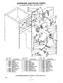 08 - Dispenser-Electrical parts for Whirlpool CETD6AS11 / from AppliancePartsPros.com
