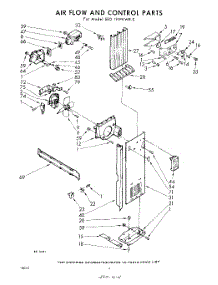 04 - Air Flow And Control parts for Whirlpool Refrigerator EED191PKWR0 / from AppliancePartsPros.com