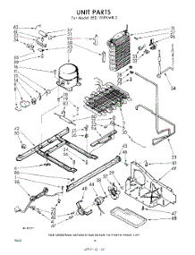 10 - Unit parts for Whirlpool Refrigerator EED191PKWR0 / from AppliancePartsPros.com