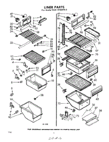 06 - Liner parts for Whirlpool Refrigerator EAD19VMWR0 / from AppliancePartsPros.com
