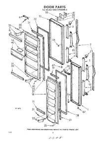 08 - Door parts for Whirlpool Refrigerator EAD19VMWR0 / from AppliancePartsPros.com