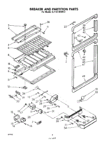 08 - Breaker And Partition parts for Whirlpool Refrigerator EJT161XKWR0 / from AppliancePartsPros.com