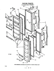 08 - Door parts for Whirlpool Refrigerator EAD19VMWR2 / from AppliancePartsPros.com