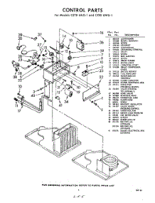 05 - Control parts for Whirlpool CETD6WS11 / from AppliancePartsPros.com