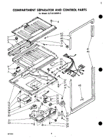 08 - Compartment Separator And Control parts for Whirlpool Refrigerator EJT181XKWR0 / from AppliancePartsPros.com