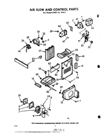 04 - Air Flow And Control parts for Whirlpool Refrigerator EWD15JWR0 / from AppliancePartsPros.com