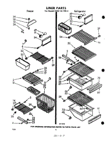 06 - Liner parts for Whirlpool Refrigerator EWD15JWR0 / from AppliancePartsPros.com