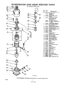 04 - Evaporator And Gear Reducer parts for Whirlpool CETH4AE / from AppliancePartsPros.com