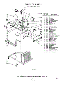 05 - Control parts for Whirlpool CETH4AE / from AppliancePartsPros.com