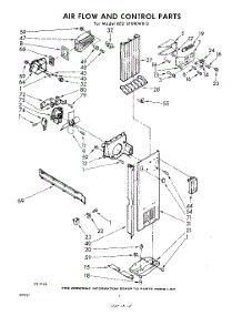 04 - Air Flow And Control parts for Whirlpool Refrigerator EED191PKWR3 / from AppliancePartsPros.com