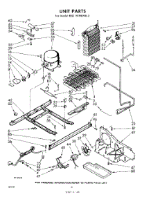 10 - Unit parts for Whirlpool Refrigerator EED191PKWR3 / from AppliancePartsPros.com