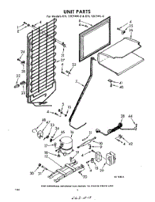 06 - Unit parts for Whirlpool Freezer EYL12CTWR0 / from AppliancePartsPros.com