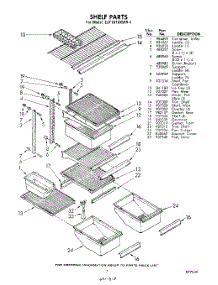 07 - Shelf parts for Whirlpool Refrigerator EJT181XKWR1 / from AppliancePartsPros.com
