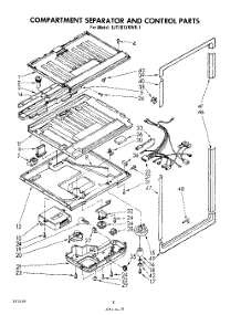 08 - Compartment, Separator And Control parts for Whirlpool Refrigerator EJT181XKWR1 / from AppliancePartsPros.com
