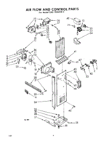04 - Airflow And Control parts for Whirlpool Refrigerator EAD19XMWR0 / from AppliancePartsPros.com