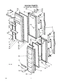 08 - Door parts for Whirlpool Refrigerator EAD19XMWR0 / from AppliancePartsPros.com