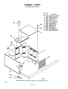 06 - Cabinet parts for Whirlpool CETH4AE1 / from AppliancePartsPros.com