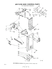 04 - Air Flow And Control parts for Whirlpool Refrigerator EED191SKWR0 / from AppliancePartsPros.com